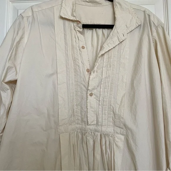 Magnolia Pearl Hi-Low Cotton Poplin Tunic Top - Picture 2 of 4